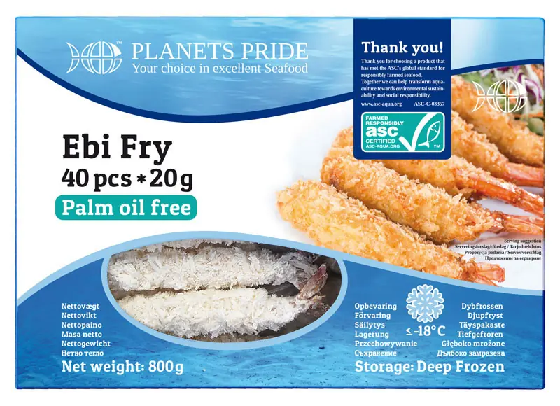 Γαρίδες παναρισμένες Ebi Fry Torpedo 800g