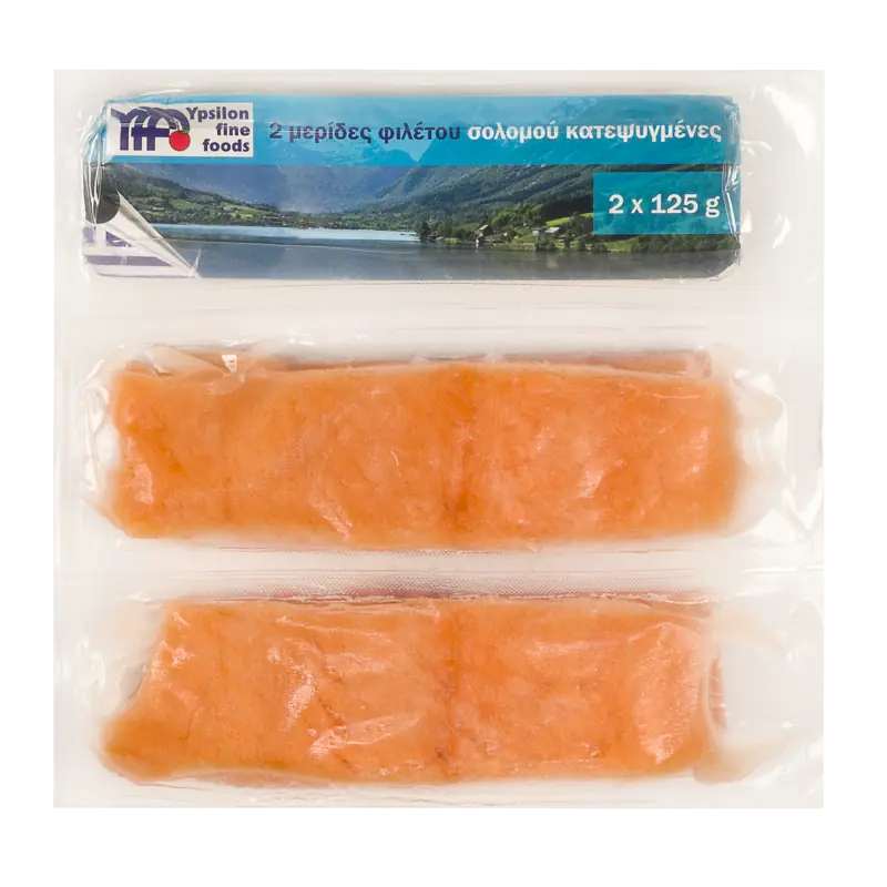 Κατεψυγμένος ωμός σολομός (2 μερίδες των 125g)