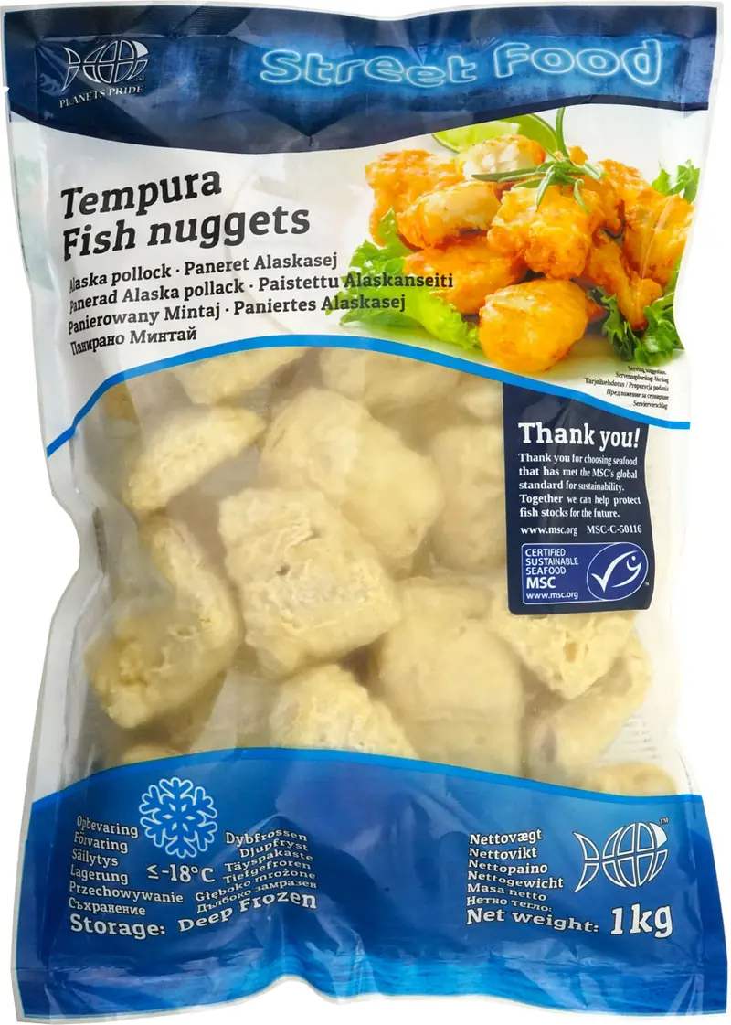 Μπουκιές ψαριού tempura 1kg
