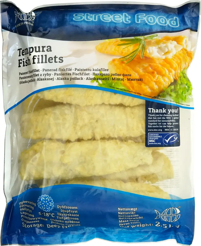 Φιλέτα ψαριού tempura 2,5kg